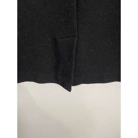 Dolce & Gabbana Pencil Skirt Size 30 Black Stretch Knit Minimalist Office Preppy - Picture 7 of 12